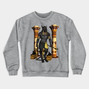 Anubis the egyptian god Crewneck Sweatshirt